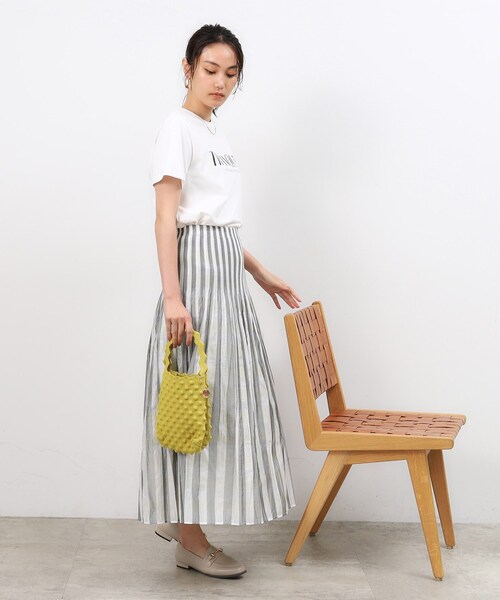 OPAQUE.CLIP（オペークドットクリップ）の「◆ポコポコニットバッグ（ハンドバッグ・レディース・ブルー/ブラック/アイボリー/マスタード・00）」の12枚目の写真