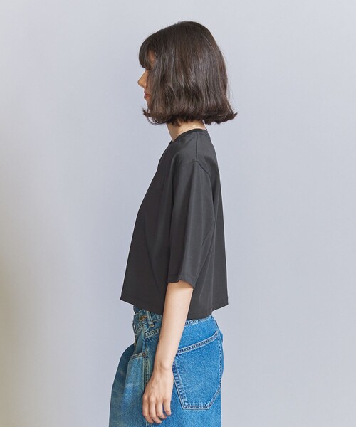 BEAUTY&YOUTH UNITED ARROWS(ビューティーアンドユースユナイテッドアローズ)の「コットン ベーシック Tシャツ(Tシャツ/カットソー・レディース・オフホワイト/ベージュ/ダークグレー・FREE)」の15枚目の写真