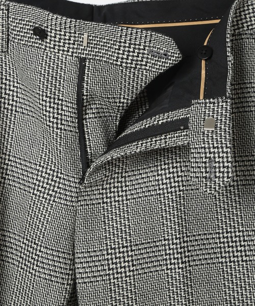 MEN'S BIGI（メンズビギ）の「ウール変形グレンチェックパンツ（セットアップ対応）（スラックス・メンズ・グレー・03/02/01/04）」の3枚目の写真