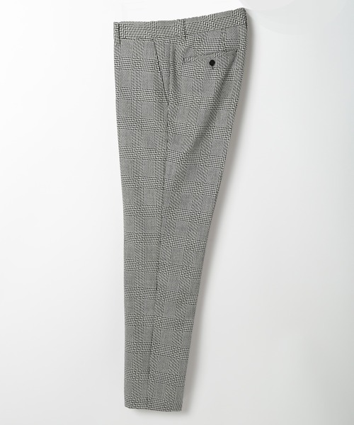 MEN'S BIGI（メンズビギ）の「ウール変形グレンチェックパンツ（セットアップ対応）（スラックス・メンズ・グレー・03/02/01/04）」の7枚目の写真