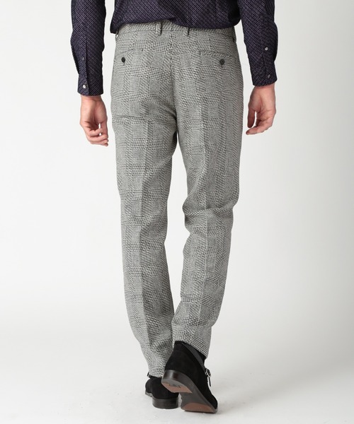 MEN'S BIGI(メンズビギ)の「ウール変形グレンチェックパンツ(セットアップ対応)(スラックス・メンズ・グレー・03/02/01/04)」の15枚目の写真