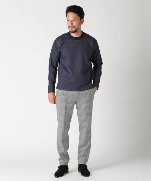 MEN'S BIGI(メンズビギ)の「ウール変形グレンチェックパンツ(セットアップ対応)(スラックス・メンズ・グレー・03/02/01/04)」の19枚目の写真