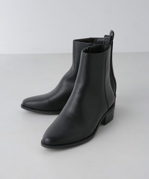 NANO universe（ナノユニバース）の「ミドルブーツ（ブーツ・レディース・ダークブラウン/ブラック・36/37/38）」の4枚目の写真