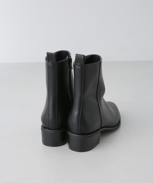 NANO universe（ナノユニバース）の「ミドルブーツ（ブーツ・レディース・ダークブラウン/ブラック・36/37/38）」の6枚目の写真