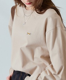 PENNEYS（ぺニーズ）の「PENNEYS/ペニーズ 別注 THE FOX ロゴ ワンポイントワッペン刺繍オーバーサイズTシャツ（Tシャツ/カットソー）」