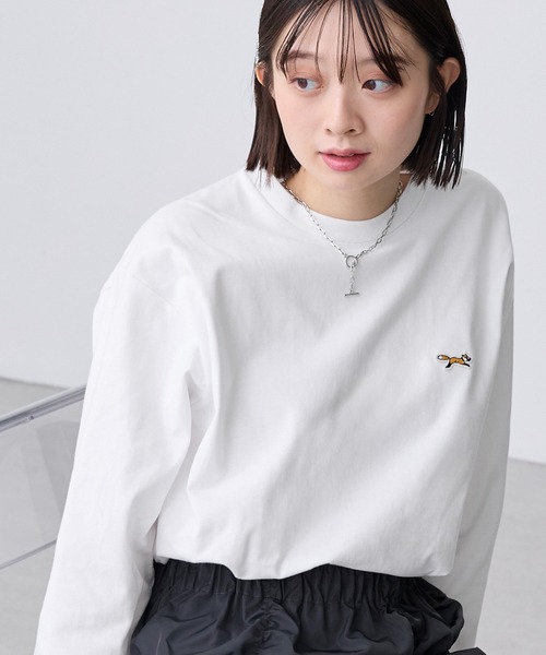 7/29 みずもも様オーダーページ JOSEMOON LOGO OVER TSHIRT with PEARL/ジョゼムーンロゴ