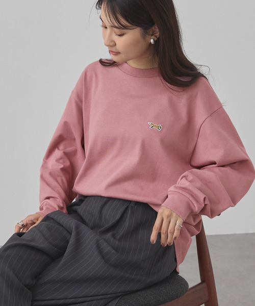 Tシャツ/カットソー（ピンク/桃色系・刺繍）ファッション通販 - ZOZOTOWN