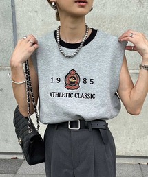 INTERPLAY | 【INTERPLAY x AYA】ヴィンテージ刺繍 フレンチ スリーブ(Tシャツ/カットソー)