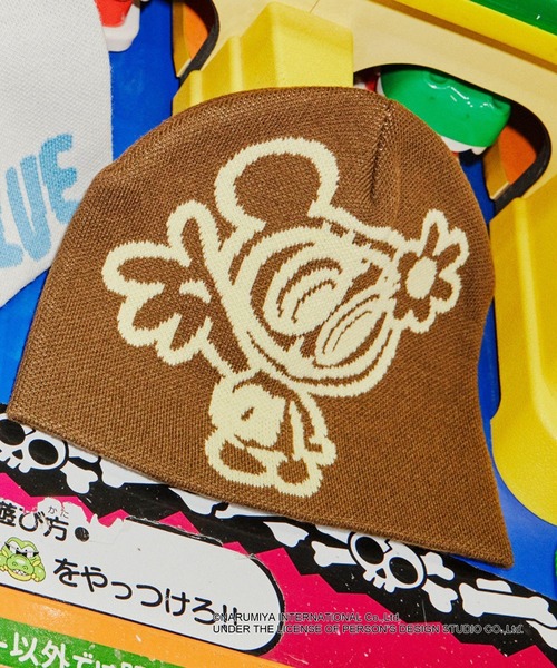 FOREVER 21（フォーエバー トゥエンティーワン）の「【ANGEL BLUE】ビーニー（ニットキャップ/ビーニー・レディース・オフホワイト/ブルー/ブラウン・FREE）」の2枚目の写真