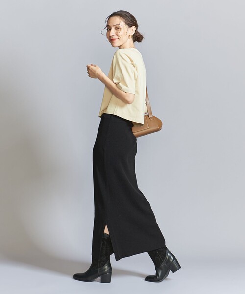 BEAUTY&YOUTH UNITED ARROWS リブニットスカート BEAUTY&YOUTH UNITED ARROWS（ビューティーアンドユース