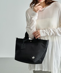 【BEVERLY HILLS POLO CLUB】《別注》ワンポイントロゴナイロンランチトート