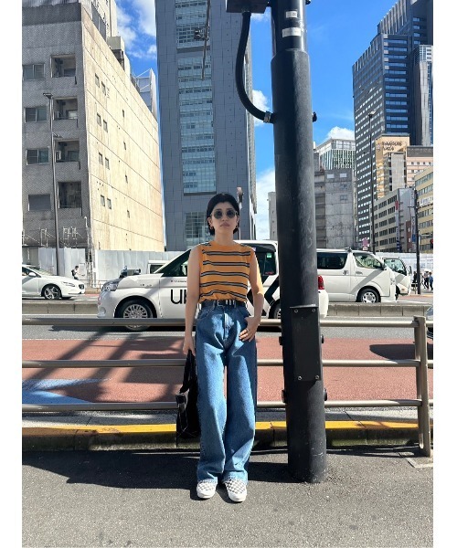 vintage loose denim（BLACK BY MOUSSY） BLACK BY MOUSSY（ブラックバイマウジー）の「vintage loose