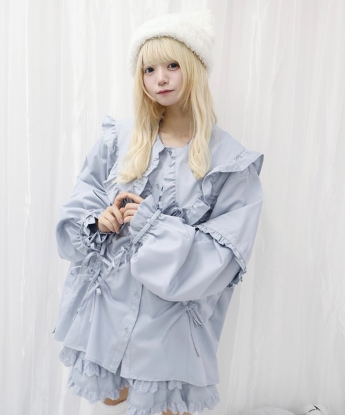 Whinny 22世紀スペシャルパラダイス ブラック フリーサイズ Whinny ブラウス シャツ Whinny/22世紀スペシャルパラダイス