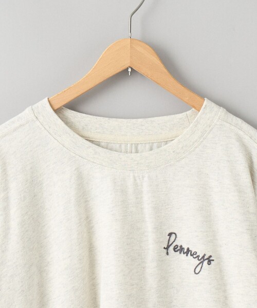 PENNEYS(ぺニーズ)の「PENNEYS(ぺニーズ)別注ランダム刺繍ロングスリーブTシャツ(Tシャツ/カットソー・レディース・ライトブルー/ダークグレー/オフホワイト/ナチュラル・FREE)」の5枚目の写真