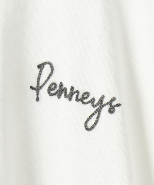 PENNEYS(ぺニーズ)の「PENNEYS(ぺニーズ)別注ランダム刺繍ロングスリーブTシャツ(Tシャツ/カットソー・レディース・ライトブルー/ダークグレー/オフホワイト/ナチュラル・FREE)」の13枚目の写真