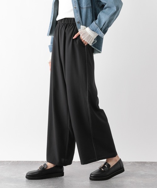 GLOBAL WORK(グローバルワーク)の「エアかる多機能イージーパンツ/137599(その他パンツ・レディース・ベージュ/ブラック/グレー・LARGE/MEDIUM)」の16枚目の写真