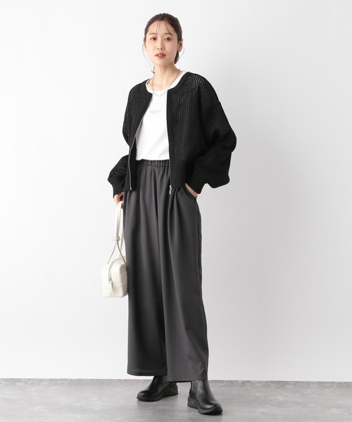 GLOBAL WORK(グローバルワーク)の「エアかる多機能イージーパンツ/137599(その他パンツ・レディース・ベージュ/ブラック/グレー・LARGE/MEDIUM)」の21枚目の写真