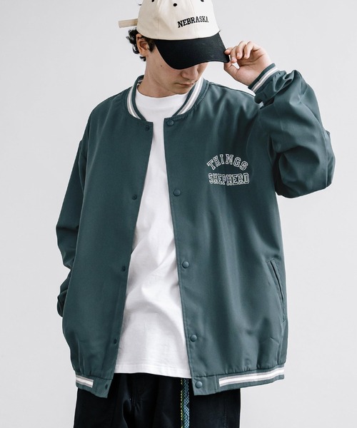 売り切れ続出！Rocky Monroe オーバーサイズ スタジャン Rocky Monroe スタジャン オーバーサイズテックメルトン/PU