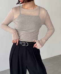 CANAL JEAN | El mar(エルマール) シアーロングTシャツ(Tシャツ/カットソー)