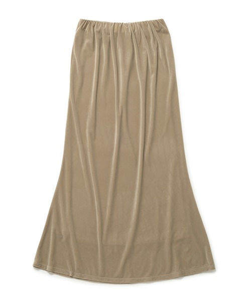 CE'E_SE'E（シーシー）の「ベロアストレートスカート（スカート・レディース・ブラック/ベージュ/ダークブラウン/ネイビー・FREE）」の10枚目の写真