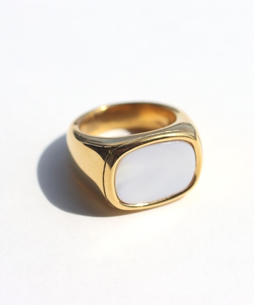 abaskdesign（アバスクデザイン）の「金属アレルギー対応 スクエアトップステンレスリング（リング・レディース・ゴールド系その他/シルバー系その他/ゴールド系その他2/シルバー系その他2・11号/9号/14号/16号/7号）」の22枚目の写真
