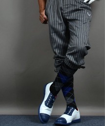 COMON GOLF（コモンゴルフ）の「ゴルフ ニッカボッカーズ用アーガイル ニーハイソックス（ソックス/靴下）」