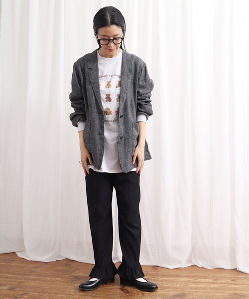 fig London(フィグロンドン)の「●FRILL pants(その他パンツ・レディース・ブラック・FREE)」の5枚目の写真