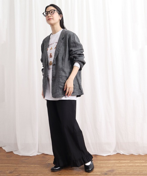 fig London(フィグロンドン)の「●FRILL pants(その他パンツ・レディース・ブラック・FREE)」の6枚目の写真
