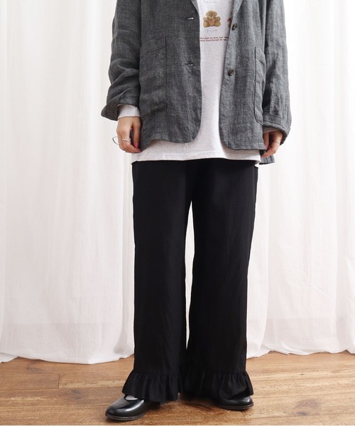 fig London(フィグロンドン)の「●FRILL pants(その他パンツ・レディース・ブラック・FREE)」の12枚目の写真