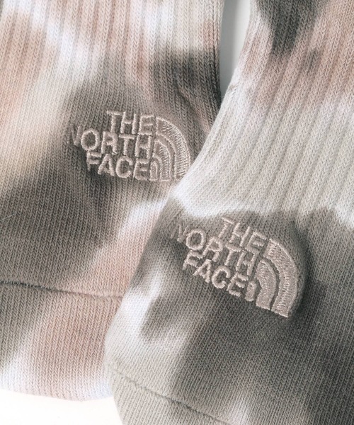 THE NORTH FACE(ザノースフェイス)の「【HEREIAM】THE NORTH FACE/Tie Dye ShortSox(ソックス/靴下・レディース・モカ/ネイビー/パープル・MEDIUM/SMALL)」の6枚目の写真