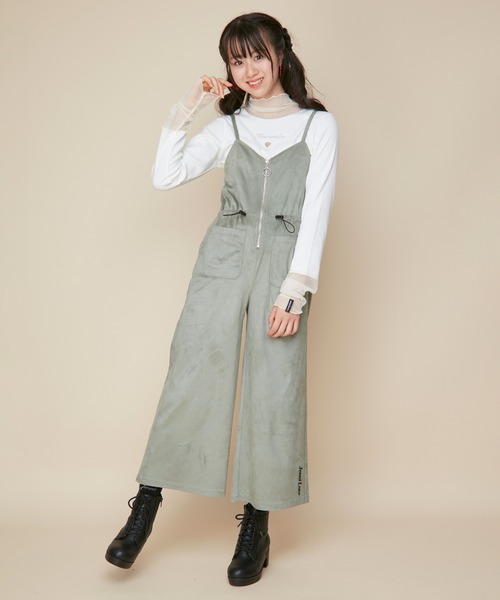 JENNI love（ジェニィラブ）の「そでチュール切替えリブロンT（Tシャツ/カットソー・キッズ・ピンク/アイボリー/ブラック・130cm/140cm/150cm/160cm）」の9枚目の写真