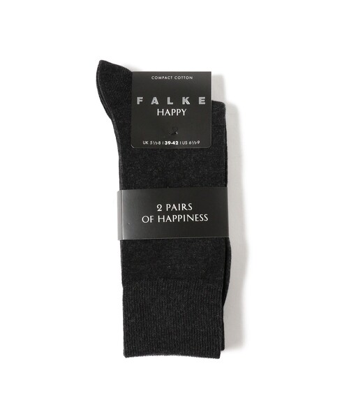 FALKE（ファルケ）の「FALKE / Happy 2-Pack Socks（ソックス/靴下・メンズ・ブラック系その他4/ブラック・39-42）」の2枚目の写真