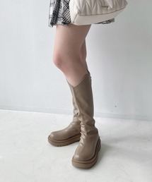 AS KNOW AS plus | Vカットロングブーツ(ブーツ)