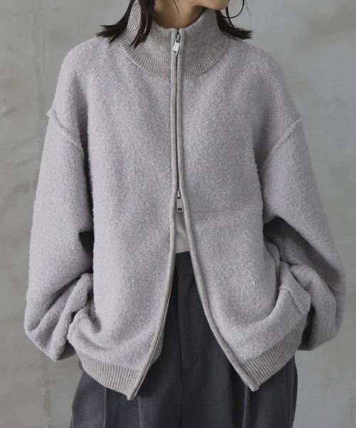 ブークレダブルジップブルゾン（ブルゾン）｜hellam（へラム） 6,855円