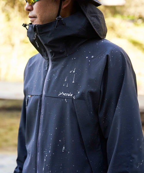 phenix outdoor(フェニックスアウトドア)の「phenix OUTDOOR(フェニックスアウトドア) メンズ 4WAYストレッチ マウンテンパーカー (軽量 / 撥水加工)(マウンテンパーカー・メンズ・ダークグリーン/ブラック・S/M/L/XL)」の12枚目の写真