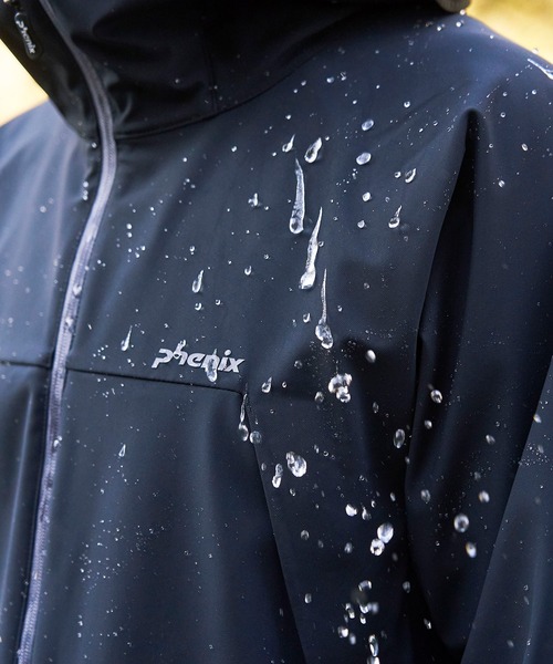 phenix outdoor(フェニックスアウトドア)の「phenix OUTDOOR(フェニックスアウトドア) メンズ 4WAYストレッチ マウンテンパーカー (軽量 / 撥水加工)(マウンテンパーカー・メンズ・ダークグリーン/ブラック・S/M/L/XL)」の13枚目の写真