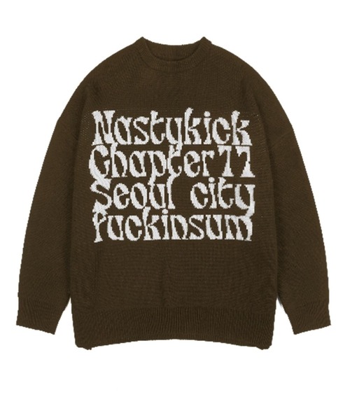 ★送料・関税込★NASTYKICK★Kinsum Knit★ニット★ セール】【UNISEX】NASTYKICK/Kinsumニット(ニット/セーター