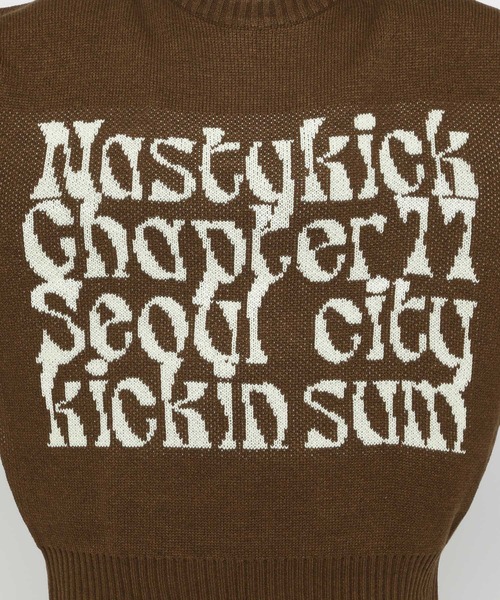 セール】【UNISEX】NASTYKICK／Kinsumニット（ニット/セーター