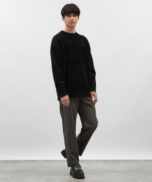 LAKOLE(ラコレ)の「ふわもちニット / 116746(ニット/セーター・メンズ・ブルー/アイボリー/ブラック/グリーン・MEDIUM/LARGE/X-LARGE)」の5枚目の写真