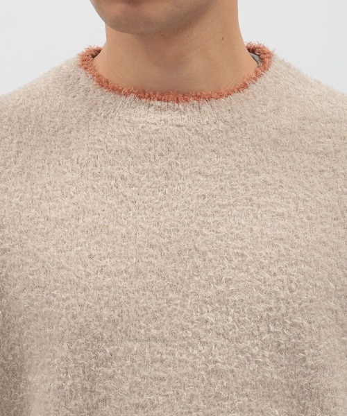 LAKOLE(ラコレ)の「ふわもちニット / 116746(ニット/セーター・メンズ・ブルー/アイボリー/ブラック/グリーン・MEDIUM/LARGE/X-LARGE)」の11枚目の写真