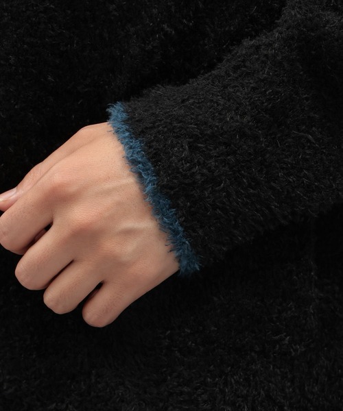 LAKOLE(ラコレ)の「ふわもちニット / 116746(ニット/セーター・メンズ・ブルー/アイボリー/ブラック/グリーン・MEDIUM/LARGE/X-LARGE)」の17枚目の写真