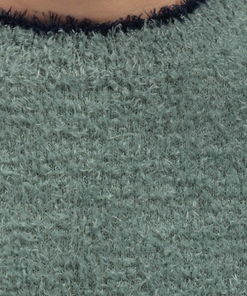 LAKOLE(ラコレ)の「ふわもちニット / 116746(ニット/セーター・メンズ・ブルー/アイボリー/ブラック/グリーン・MEDIUM/LARGE/X-LARGE)」の18枚目の写真