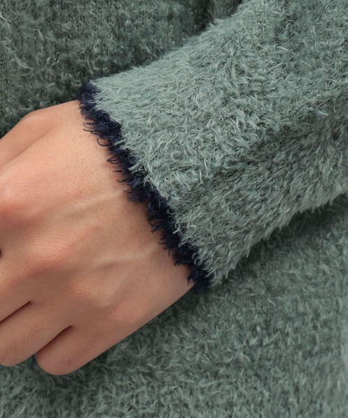 LAKOLE(ラコレ)の「ふわもちニット / 116746(ニット/セーター・メンズ・ブルー/アイボリー/ブラック/グリーン・MEDIUM/LARGE/X-LARGE)」の19枚目の写真
