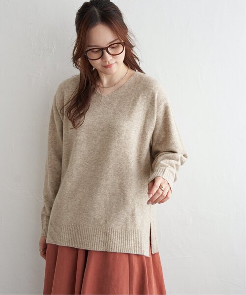 美品✨】プラージュ カシミヤ・アンゴラ混 ニットパーカー