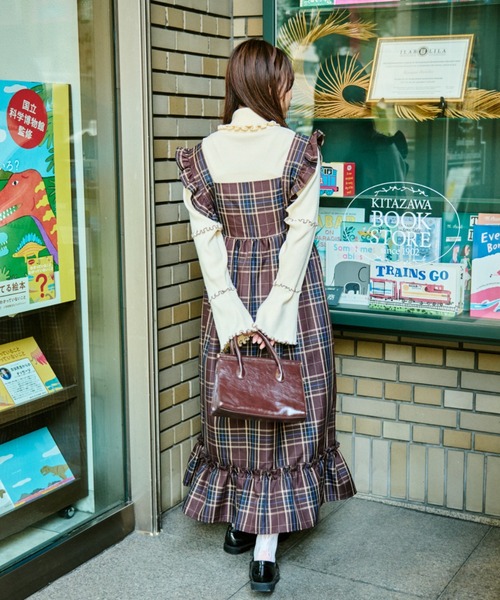 ROBE de FLEURS ローブドフルール ドットチュールビジュー