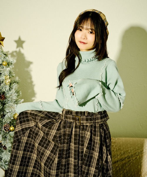 gorikogorio様売約済み　used レアカラー フレディ セーター クティールとレトロ】【新色追加】フレアスリーブリブメロータートル