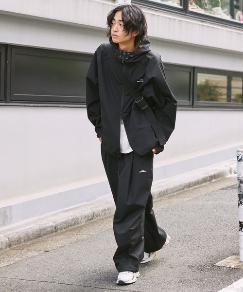 MOUNTAIN MARTIAL ARTS 上下セット XS 黒 セール】【撥水、透湿、防風】3レイヤーオーバータックワイドパンツ