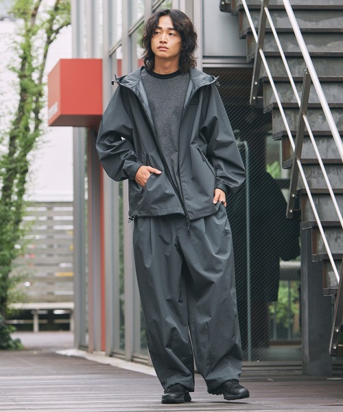 セール】【撥水、透湿、防風】3レイヤーオーバータックワイド