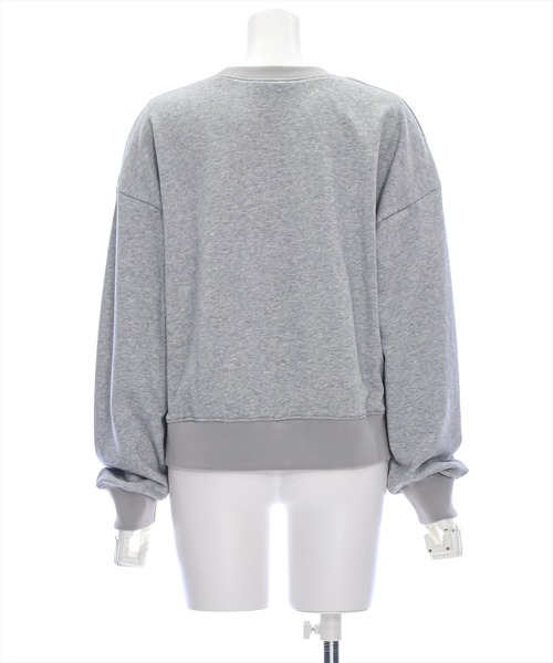 clear（クリア）の「デニムロゴ普通丈スウェットトップス [大人 カジュアル 着回し力抜群]≪再入荷≫（スウェット・レディース・ネイビー/グレー/アイボリー・F）」の16枚目の写真