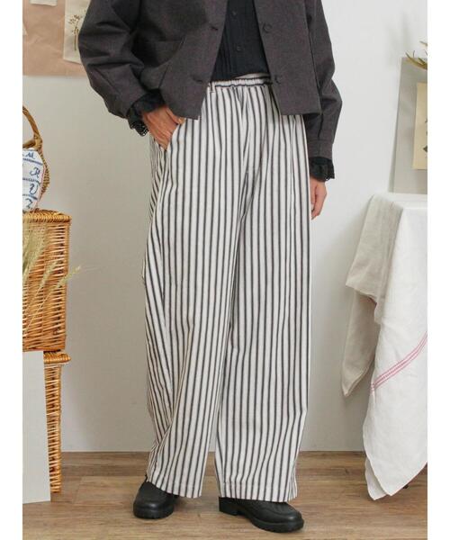 Samansa Mos2(サマンサ モスモス)の「イージーコックパンツ(その他パンツ・レディース・キナリ/モカ/ブラック・F)」の2枚目の写真